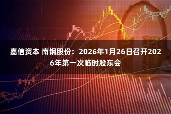 嘉信资本 南钢股份：2026年1月26日召开2026年第一次临时股东会